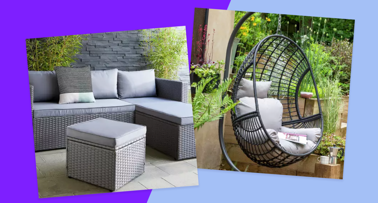 You can now save 25% off sun loungers, parasols, rattan dining sets and much more in the Argos garden furniture sale. (Argos / Yahoo Life UK)