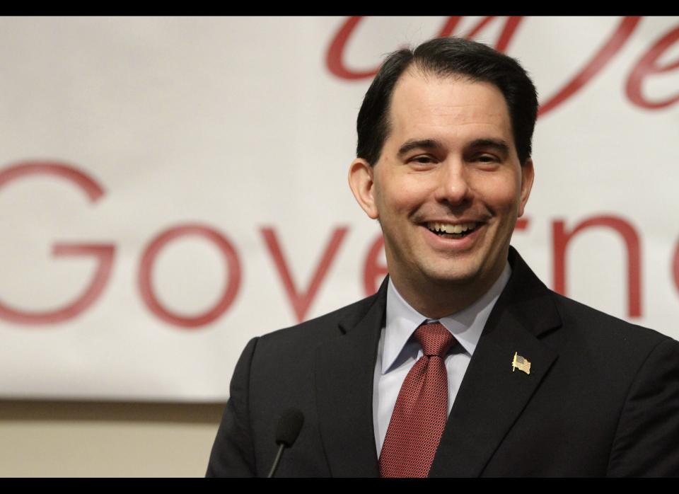 Democratic candidates are now fighting for the chance to face Walker in the recall election. Amanda Terkel <a href="http://www.huffingtonpost.com/2012/04/04/scott-walker-recall_n_1401143.html" target="_hplink">reports</a>:    <blockquote>Recalling a sitting governor is no easy task; it's been done just twice in U.S. history. But while Republicans are amassing money and ground support in the next few months to fend off the opposition, Democrats are still figuring out who among them will be the strongest candidate to run against the governor. The process is pitting traditional allies against each other, as the candidates try to show off their pro-labor credentials while also making the case that they are best equipped to beat Walker in the general election.    There are currently four Democratic candidates competing in the May primary. Former Dane County executive Kathleen Falk and Milwaukee Mayor Tom Barrett are considered the two frontrunners, with state Sen. Kathleen Vinehout (D-Alma) and Secretary of State Doug La Follette also in the race.</blockquote>