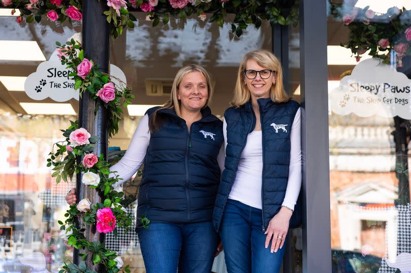 Liz and Jo at Sleepy Paws in Birkdale