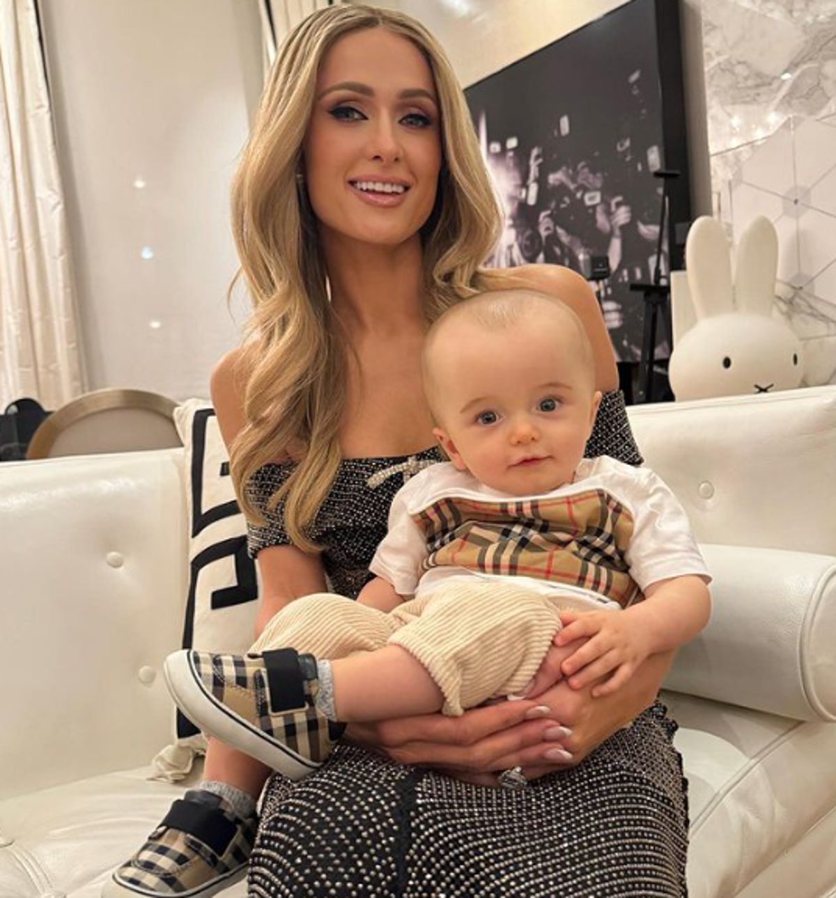 Paris and her son, Phoenix (Instagram/Paris Hilton)