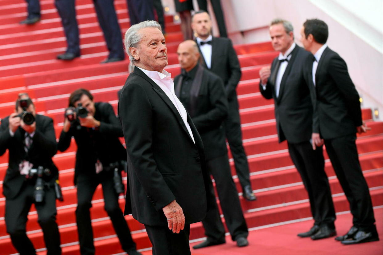 L'acteur Alain Delon lors de sa venue au Festival de Cannes en 2019.  - Credit:Laurene Favier/Eliot/Starface/Cover Images