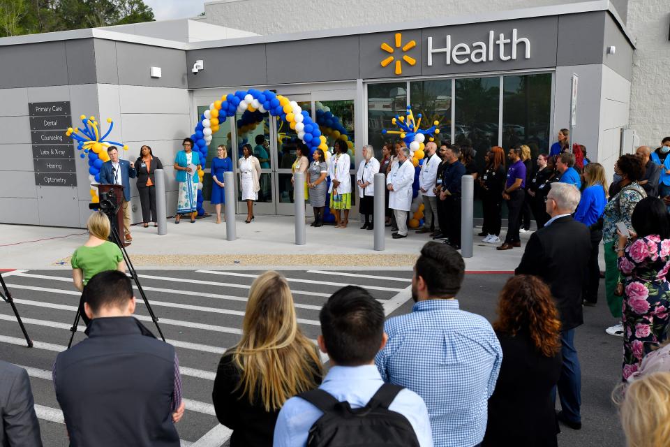 A grand opening is hosted in 2022 for on of the five Walmart Health centers in Jacksonville, Fl. The state was home to 23 of the 51 clinics located nationwide, all of which will soon be closing, Walmart announced Tuesday.