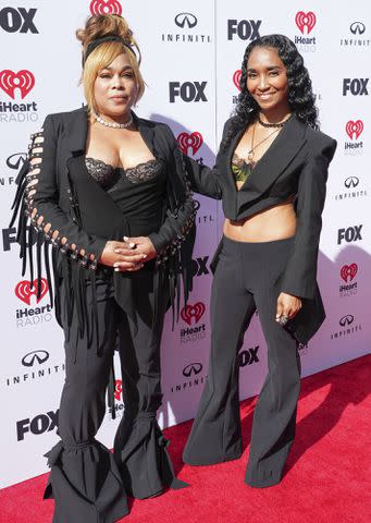 Kevin Mazur/Getty T-Boz and Chilli of TLC