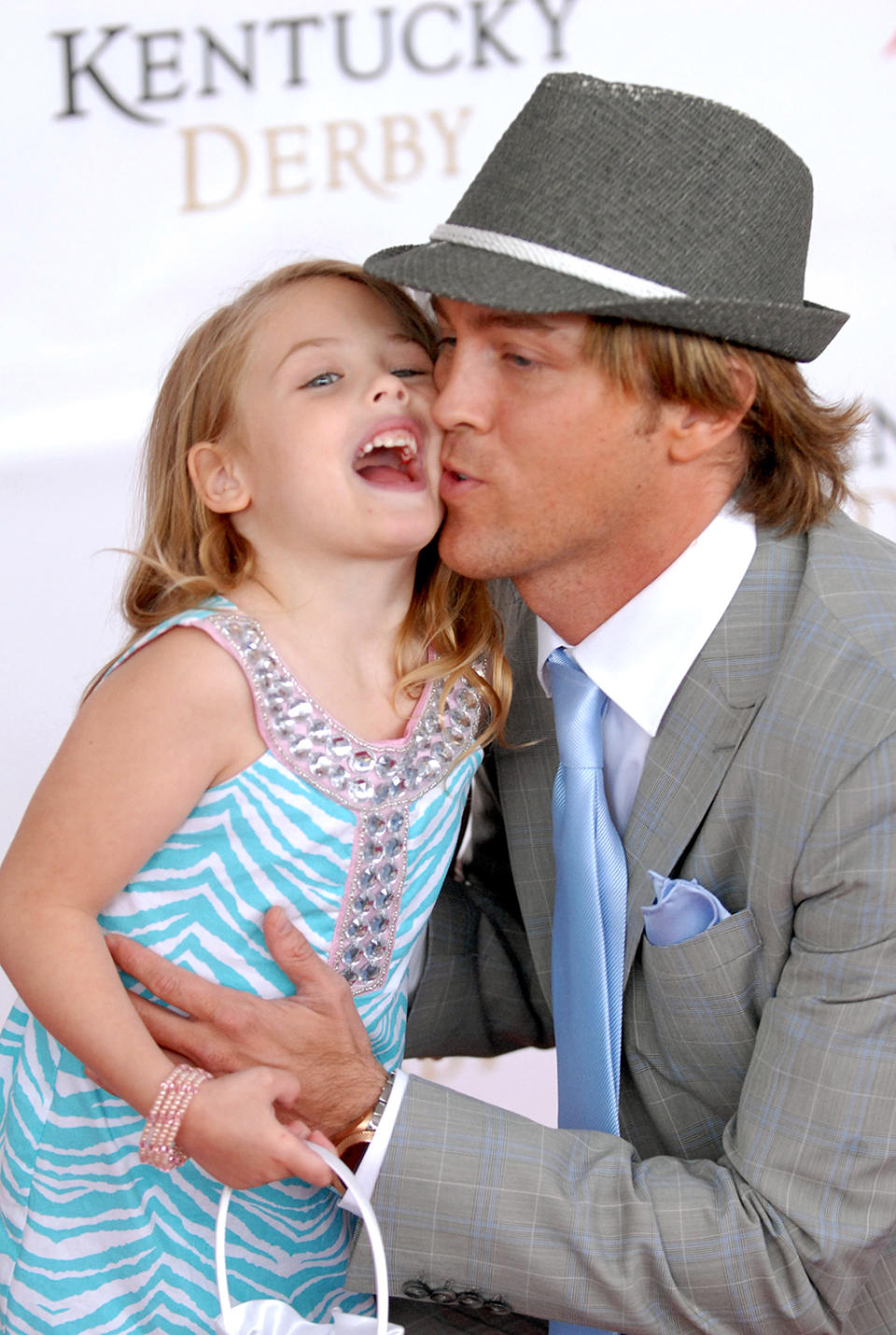 Dannielynn and Larry Birkhead share a moment