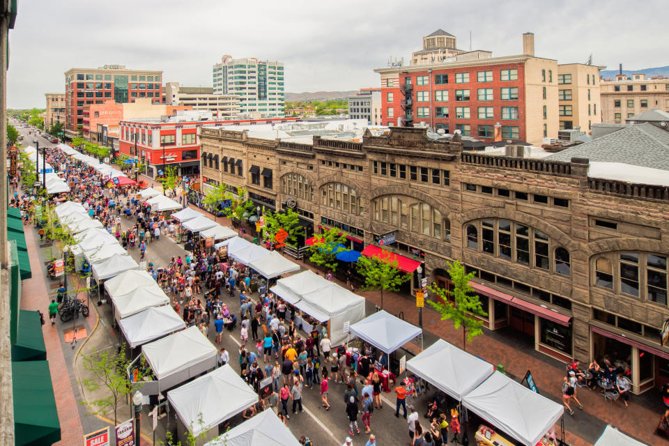 Boise, Idaho Farmers Market.