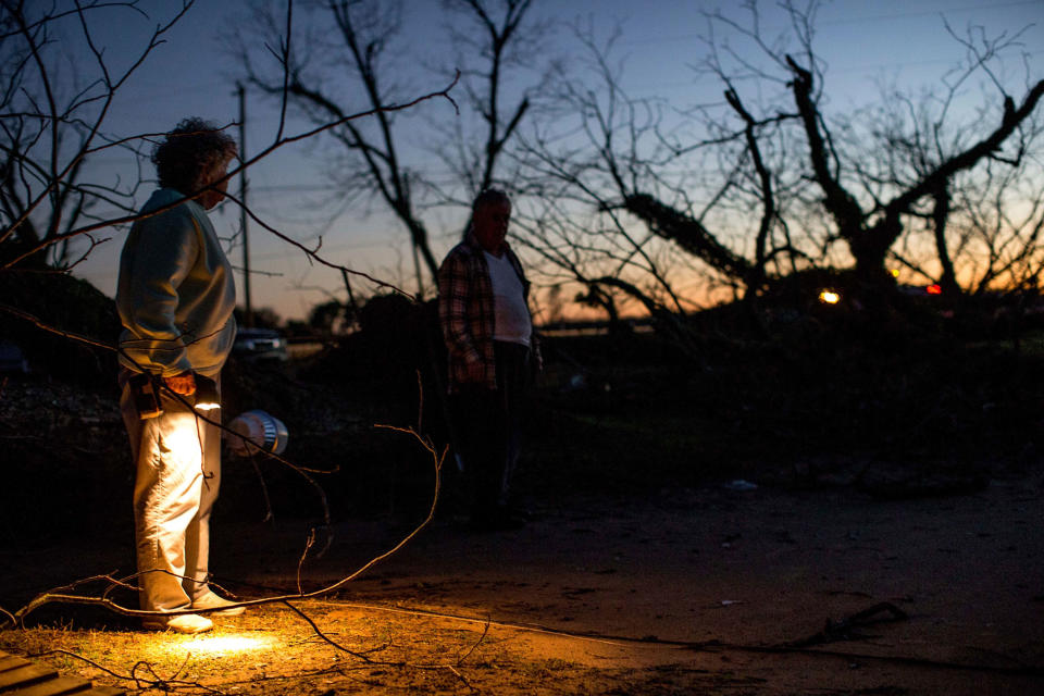 Severe storms hit the South