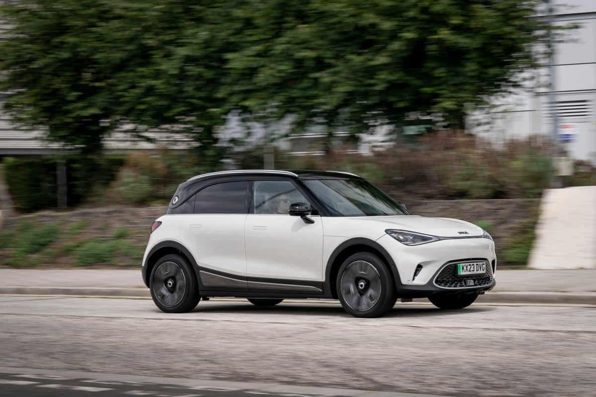 One of the new breeds of very compact SUVs – huge by the idealistic standards of the old Smart car (Smart)