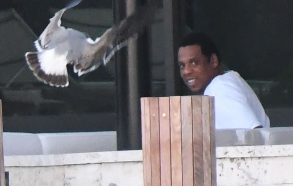 Beyonce's husband Jay Z seen during the family holiday. Source: Mega