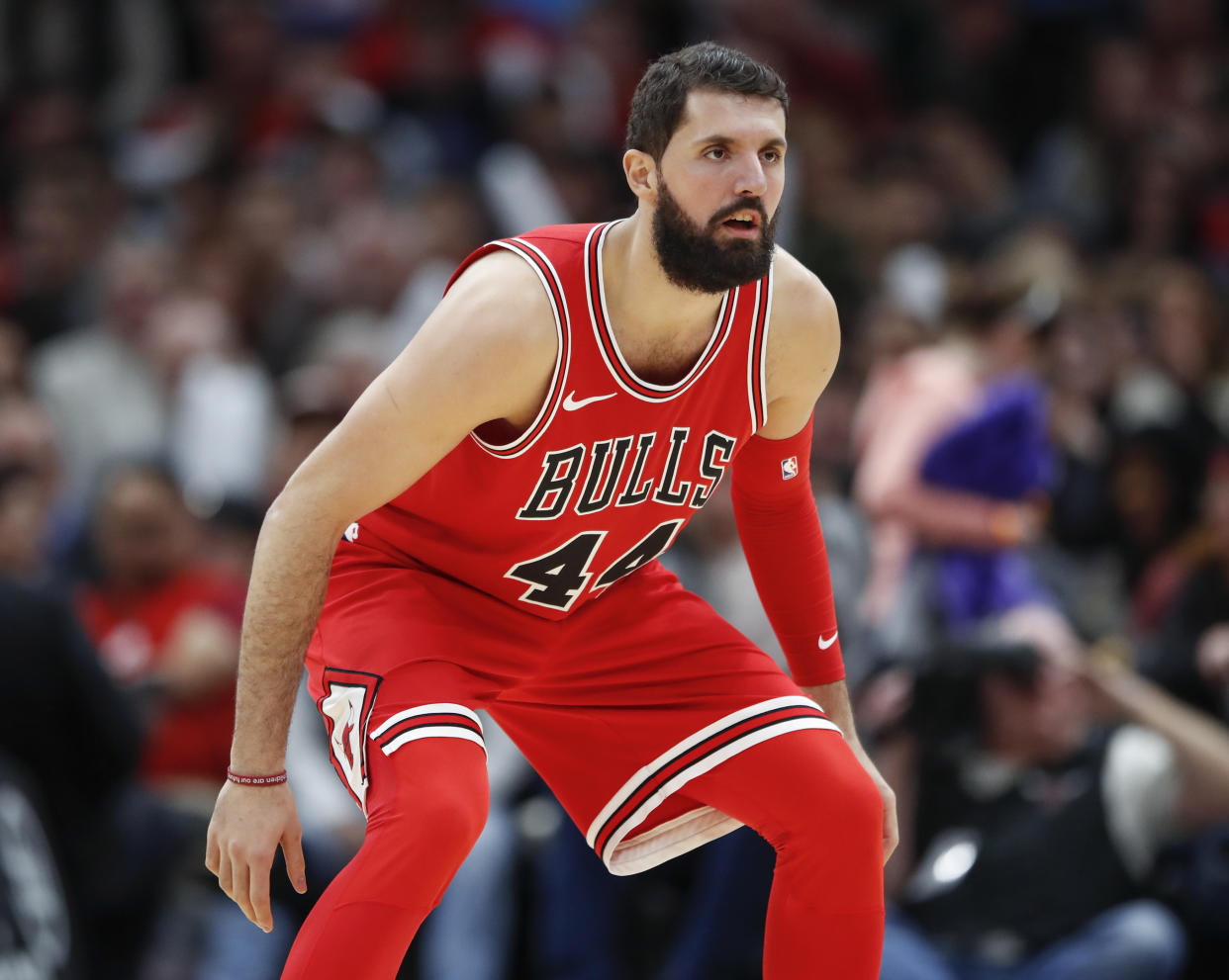 Nikola Mirotic is in his fourth NBA season. (AP)