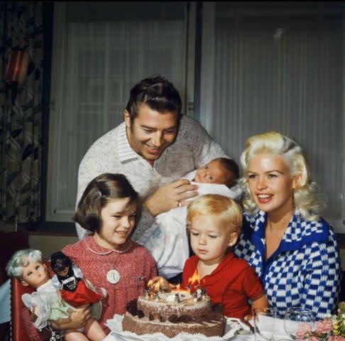 <p>Mariska Hargitay Instagram</p> Mickey Hargitay, Jayne Mansfield, Jayne Marie Mansfield, Mickey Hargitay Jr., and Zoltan Hargitay.