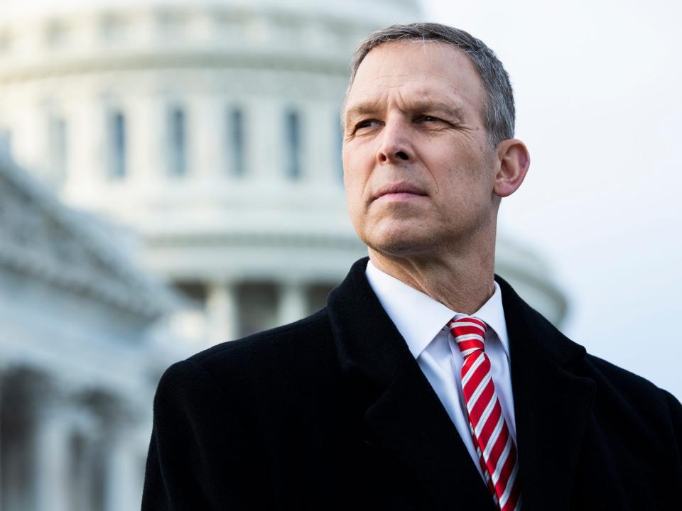 Republican Rep. Scott Perry of Pennsylvania outside the Capitol on December 3, 2020.