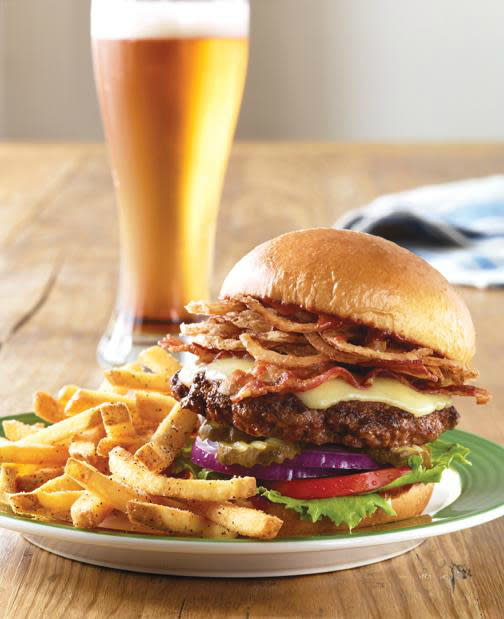 Cowboy Burger: Applebee's menu features beef and chicken dishes as well as burgers, pastas and seafood.