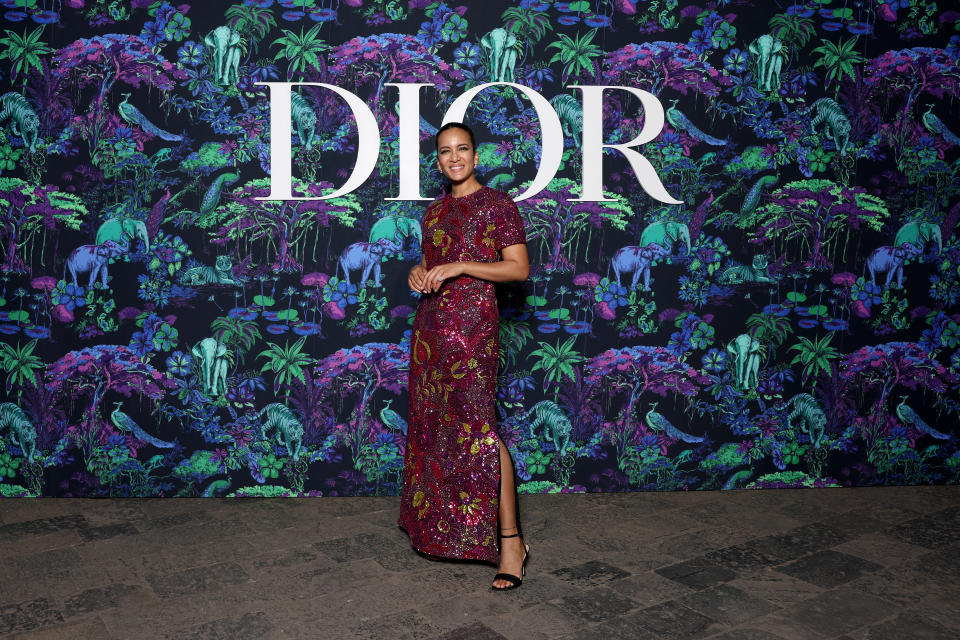 MUMBAI, INDIA - MARCH 30: Anoushka Shankar attends the Christian Dior Womenswear Fall 2023 show at the Gateway of India monument on March 30, 2023 in Mumbai, India. (Photo by Pascal Le Segretain/Getty Images for Christian Dior)