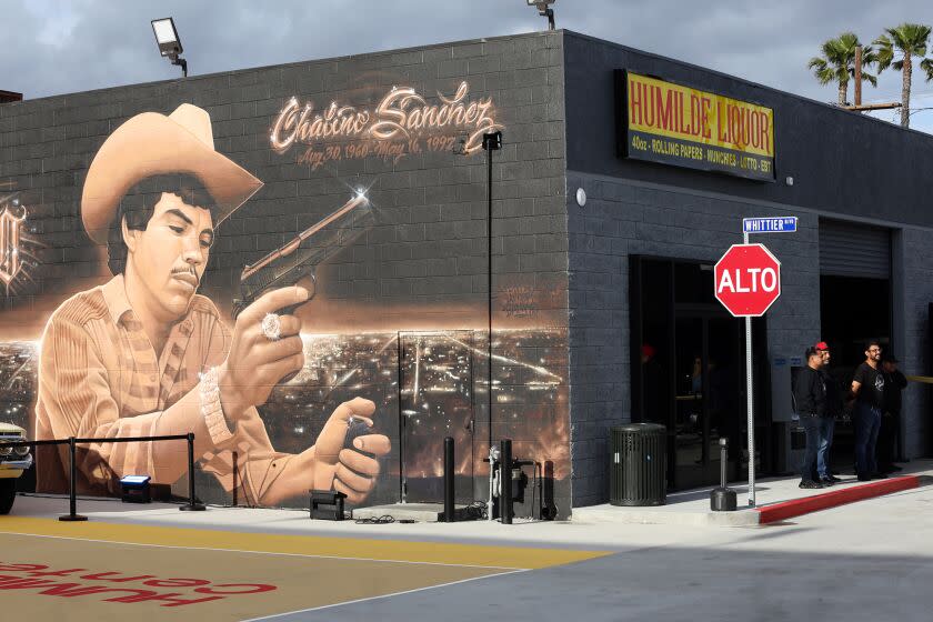 Rancho Humilde founded by producer Jimmy Humilde, has a classic Los Angeles latin setting during the grand opening event of Rancho Humilde in Paramount on Thursday, May 4, 2023. (Photo by James Carbone)