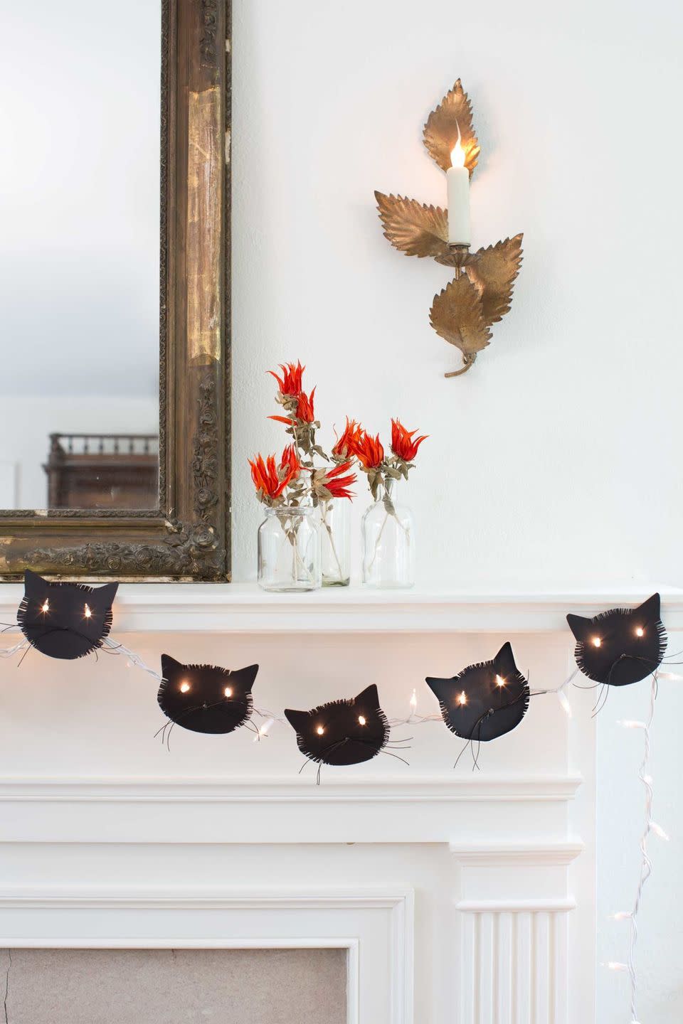 Halloween Cat Garland Craft