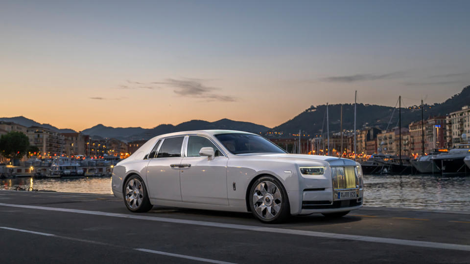 The Sentimentalist commission catching the last light of day in Monte Carlo. - Credit: James Lipman, courtesy of Rolls-Royce Motor Cars.