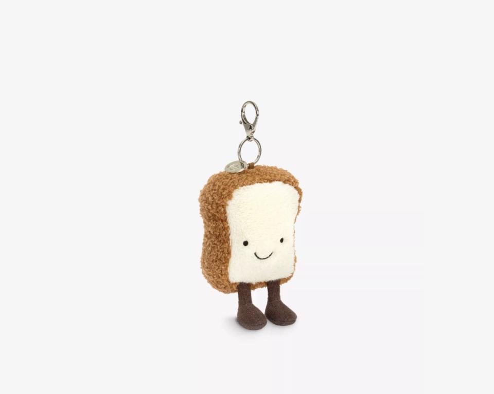 JELLYCAT Amuseable Toast woven bag charm 