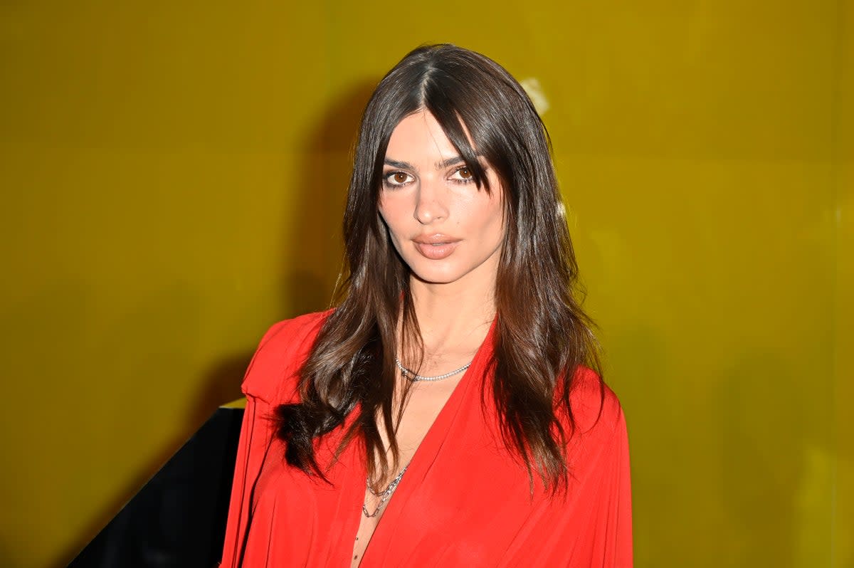 Emily Ratajkowski has taken a swipe at ex Pete Davidson on her podcast (Getty Images)