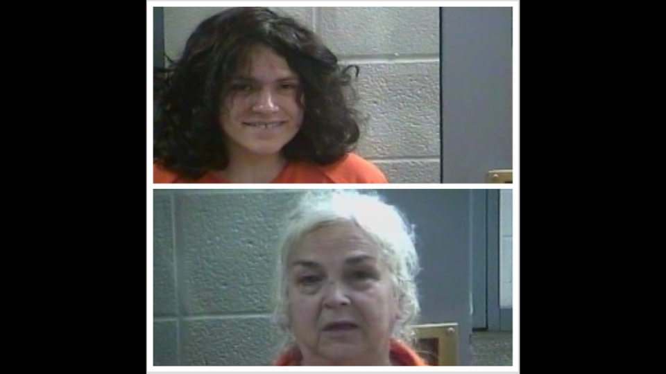 A mother and grandmother were arrested during a traffic stop in Kentucky on Thursday, police say.