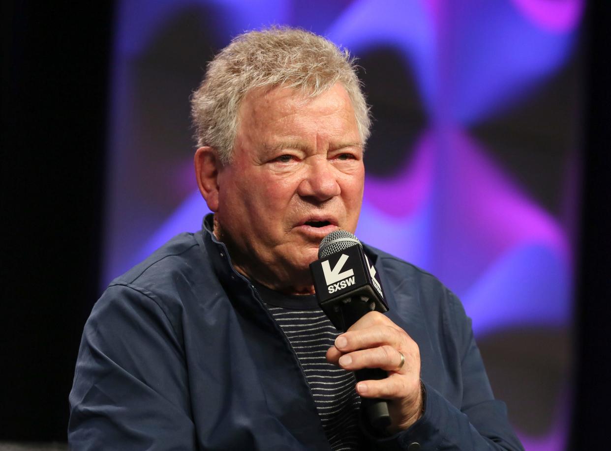 William Shatner, pictured here at the South by Southwest Film & TV Festival in Austin, Texas in March, will visit Florida cities including Sarasota, Tampa, Jacksonville, Fort Lauderdale and Melbourne from Wednesday to Nov. 12 in a tour where he'll share stories and answer audience questions.