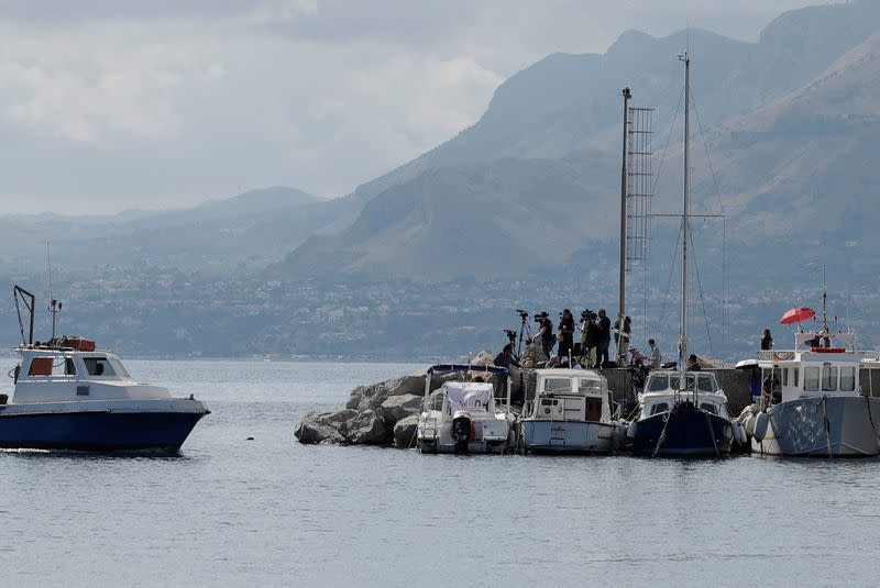 Rescue operations continue after a luxury yacht sank off Sicily