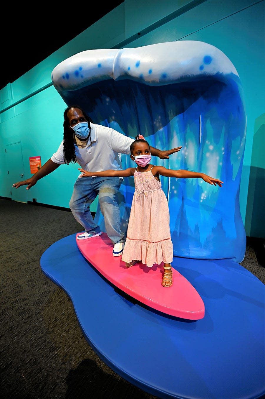 Visitors can hang ten and learn what it's like to be a pro surfer as part of "Barbie You Can Be Anything: The Experience," an exhibit opening at COSI on Oct. 4,