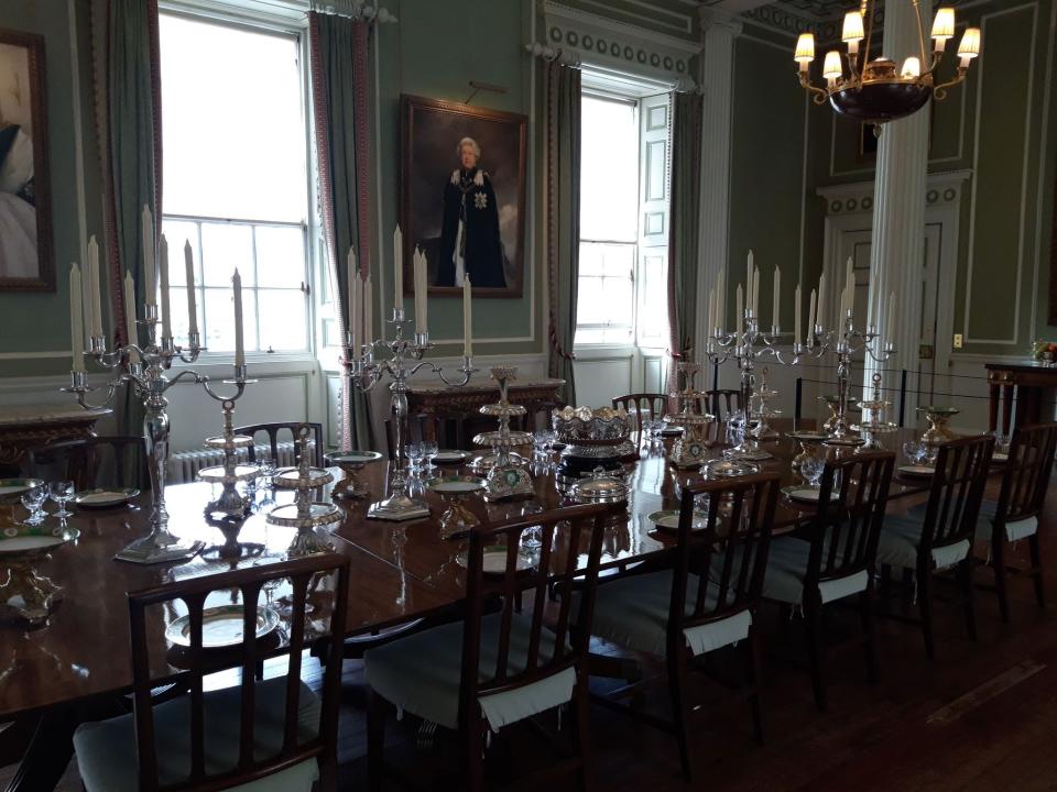 dining room holyrood palace