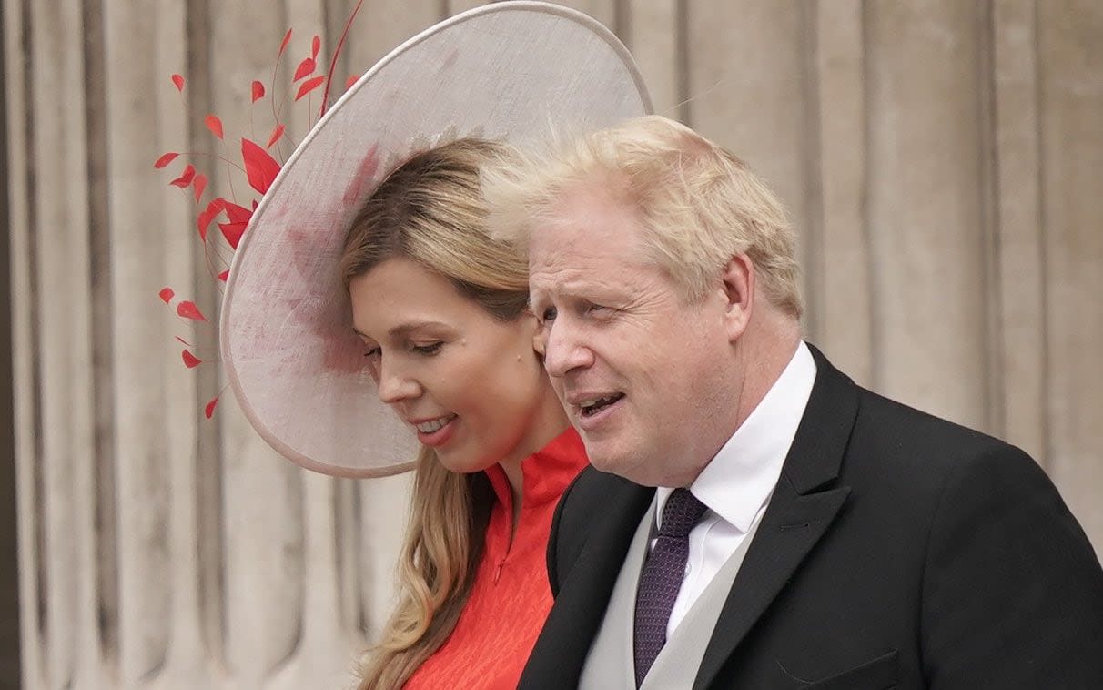 Carrie and Boris Johnson - PA