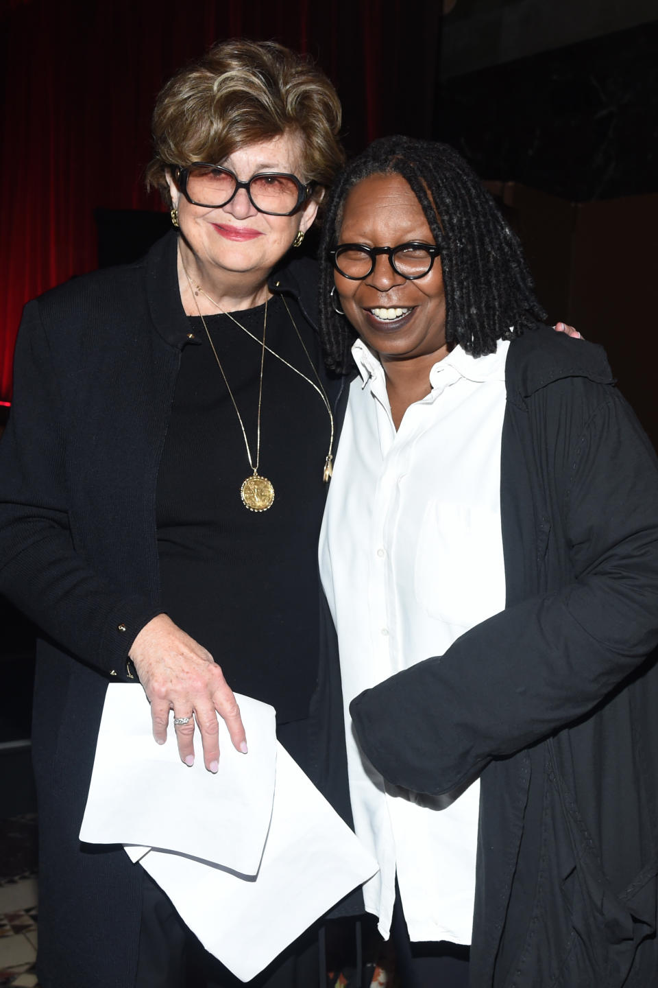 Whoopi Goldberg and Margaret Hayes