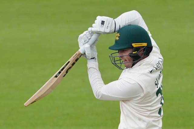 Ben Slater in action for Nottinghamshire earlier this year