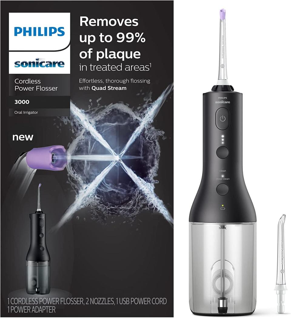 Philips Sonicare Power Flosser 3000 Cordless, Oral Irrigator. Image via Amazon.