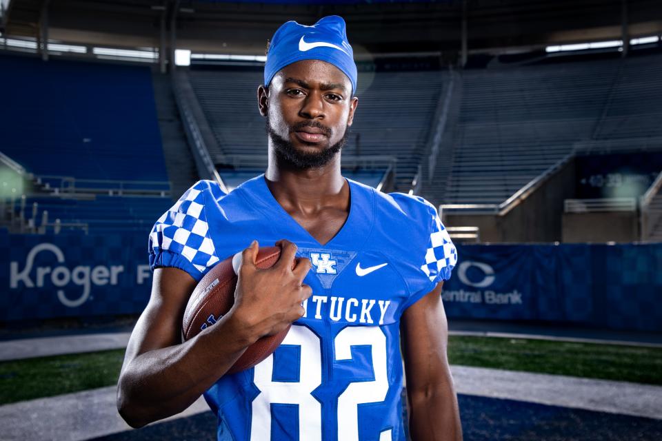 UK sophomore wide receiver Tae Tae Crumes. Aug. 6, 2021