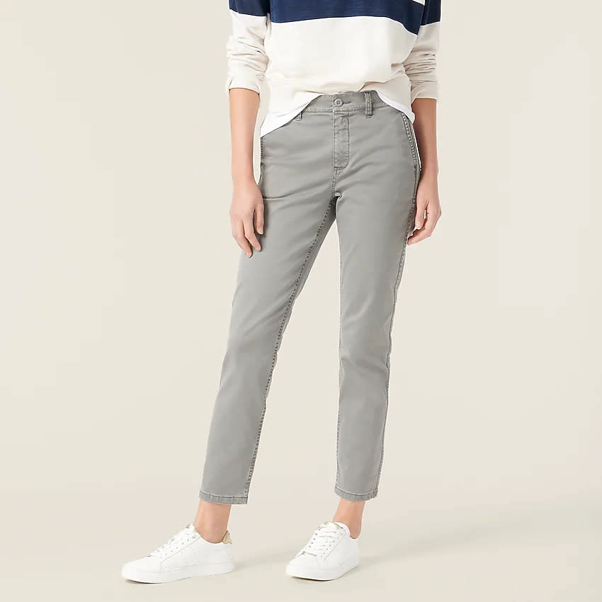 Gray chinos. (Photo: J.Crew)