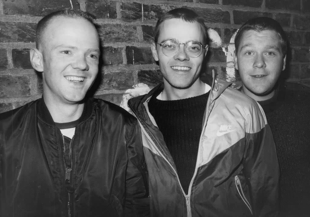 Steve Bronski (right) with bandmates Jimmy Somerville (left) and Larry Steinbachek (centre)  (Associated Newspapers)