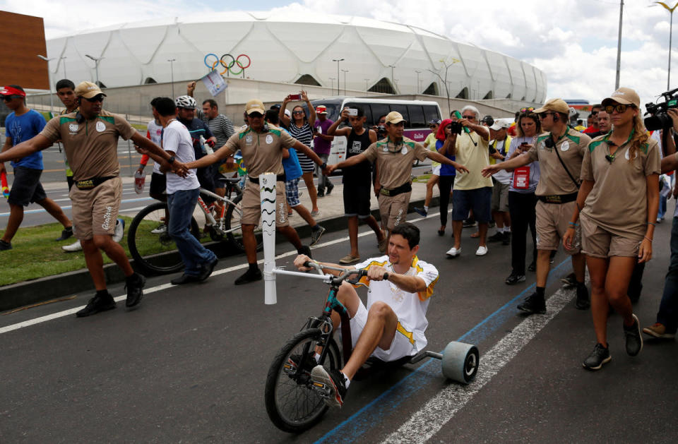 Brazil’s Olympic torch relay