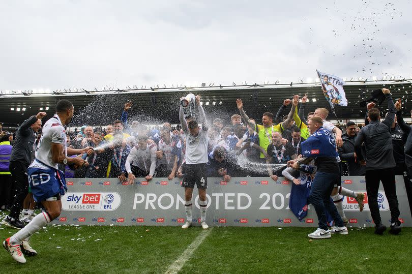Derby County secured automatic promotion to the Championship on the final day of the season -Credit:MI News/NurPhoto via Getty Images