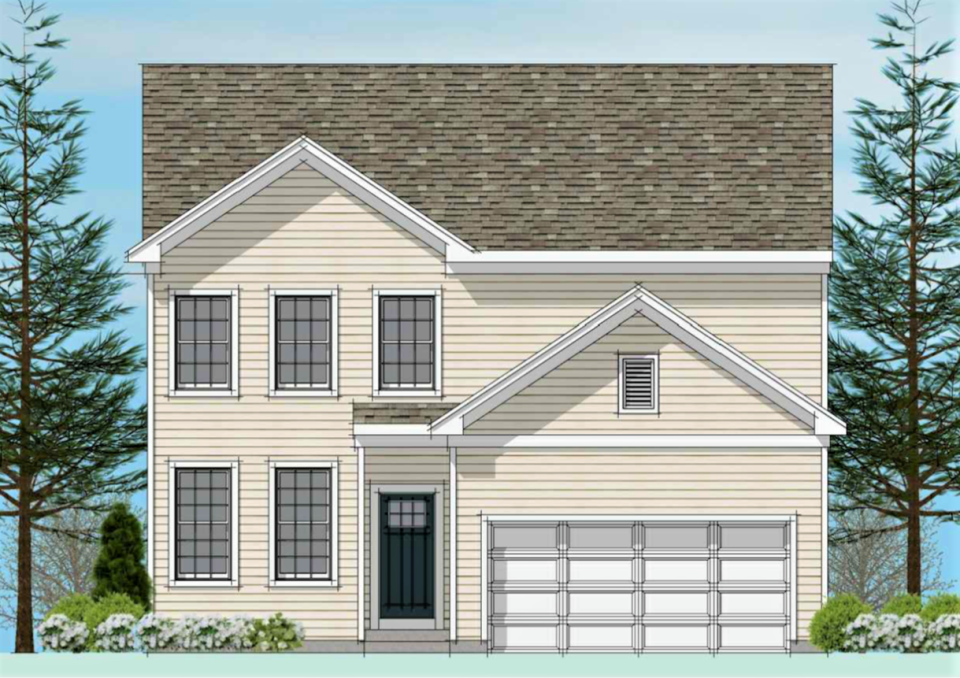 A rendering of one version of a single-family house that Lennar Corp. plans to build in a Deptford Township development between Delsea Drive and Tanyard Road. The community will be known as Magnolia Place. Holliday Architects Inc. of Medford is the designer of  the proposed American Dream Single Family models.
