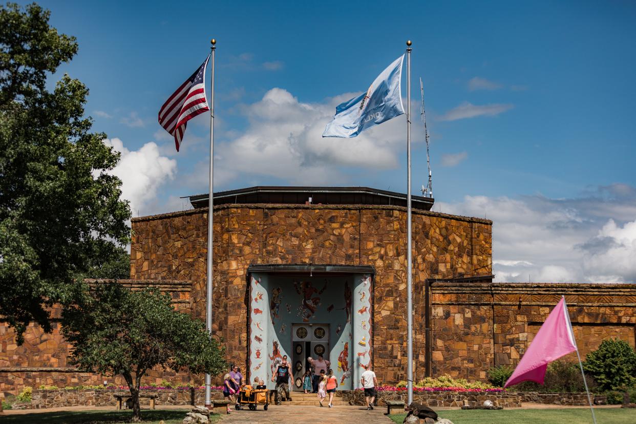 Woolaroc Museum & Wildlife Preserve is located 12 miles southwest of Bartlesville, OK.