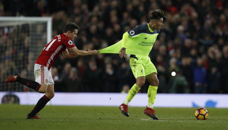 Ander Herrera and Roberto Firmino