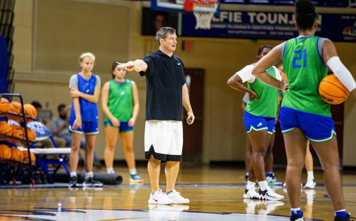 FGCU women's basketball coach Karl Smesko has the Eagles off to a 7-1 start this season heading into Thursday's matchup with visiting Palm Beach Atlantic.