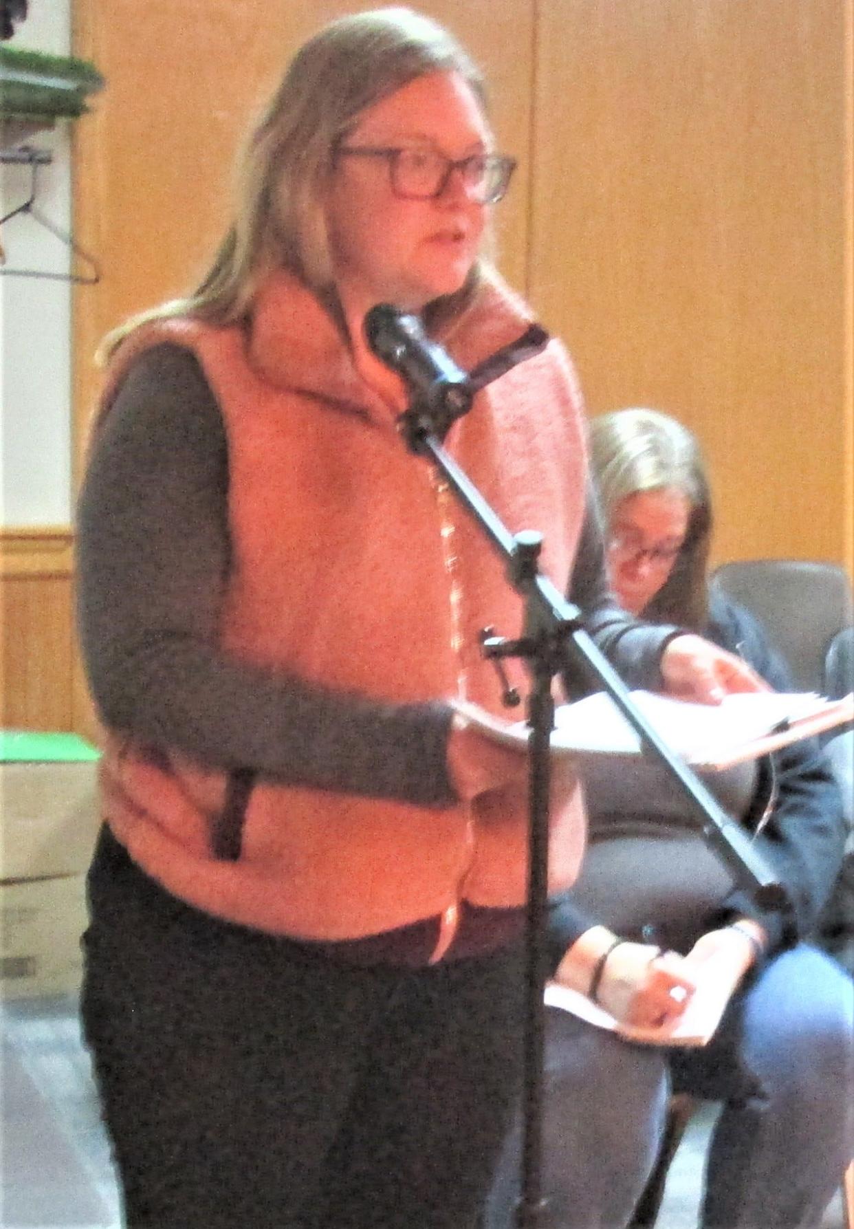 Karen Gotter of the Holmes Soil & Water Conservation District  presented an update to Millersburg Council on Monday about projects SWCD has done in Killbuck Creek.