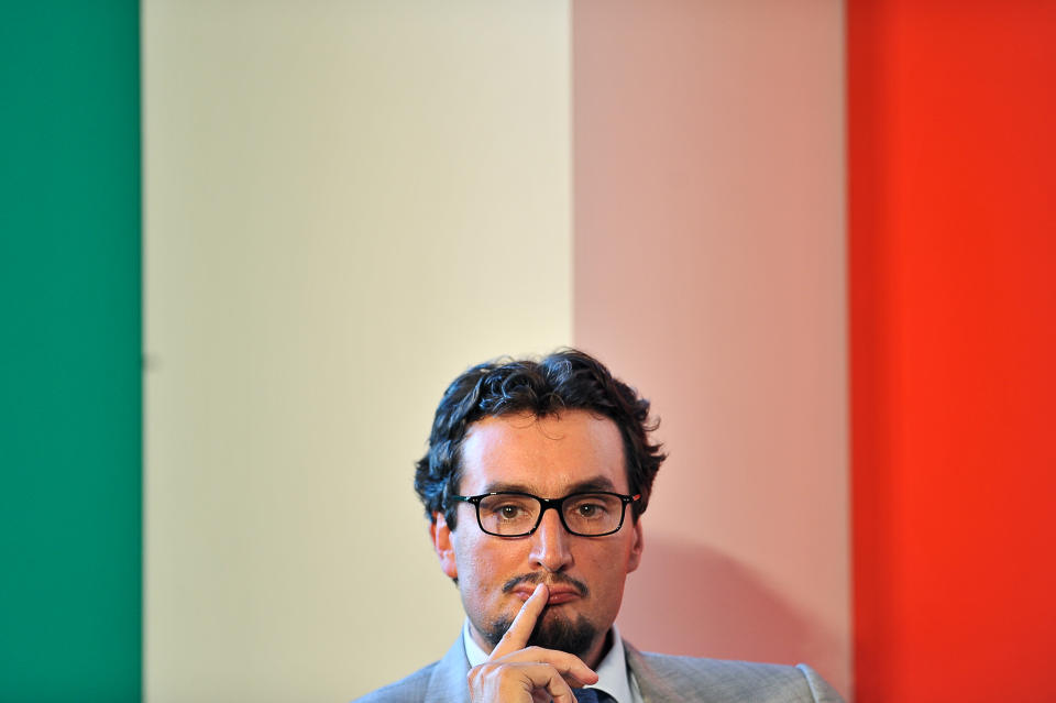 Italian CEO of Ferrero International Giovanni Ferrero looks on as he is awarded with the "Winning Italy Award" at Villa Madama on July 5, 2010 in Rome.  AFP PHOTO / ANDREAS SOLARO (Photo credit should read ANDREAS SOLARO/AFP via Getty Images)