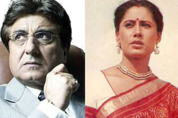 <b>10. Raj Babbar- Smita Patil</b><br><br>Raj Babbar was married to Nadira Zaheer. The couple had two children, Arya and Juhi. Raj then married actress Smita Patil. Their marriage was very controversial and many feminist organisations termed Smita a 'home-wreaker' after the marriage. Smita died of post-partum complications two weeks after the birth of their son Prateik. Raj subsequently patched up with his first wife.