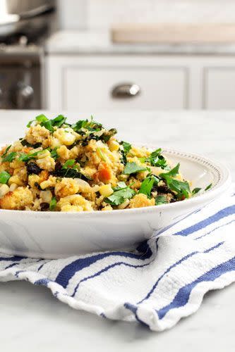 Poblano Cornbread Stuffing