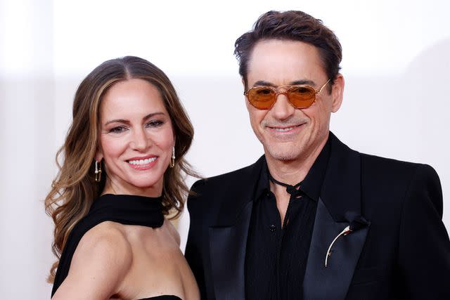 <p>John Angelillo/UPI/Shutterstock</p> Susan Downey and Robert Downey Jr. at the 96th Oscars on March 10