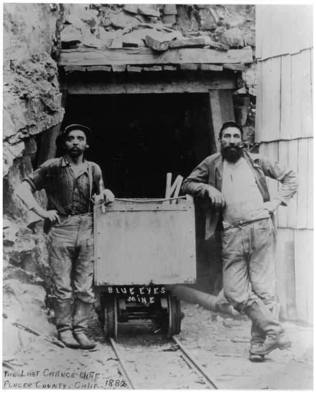 Miners in California 1882. <p>Photo: Levi Strauss & Co. Archives/Courtesy of Levi's</p>