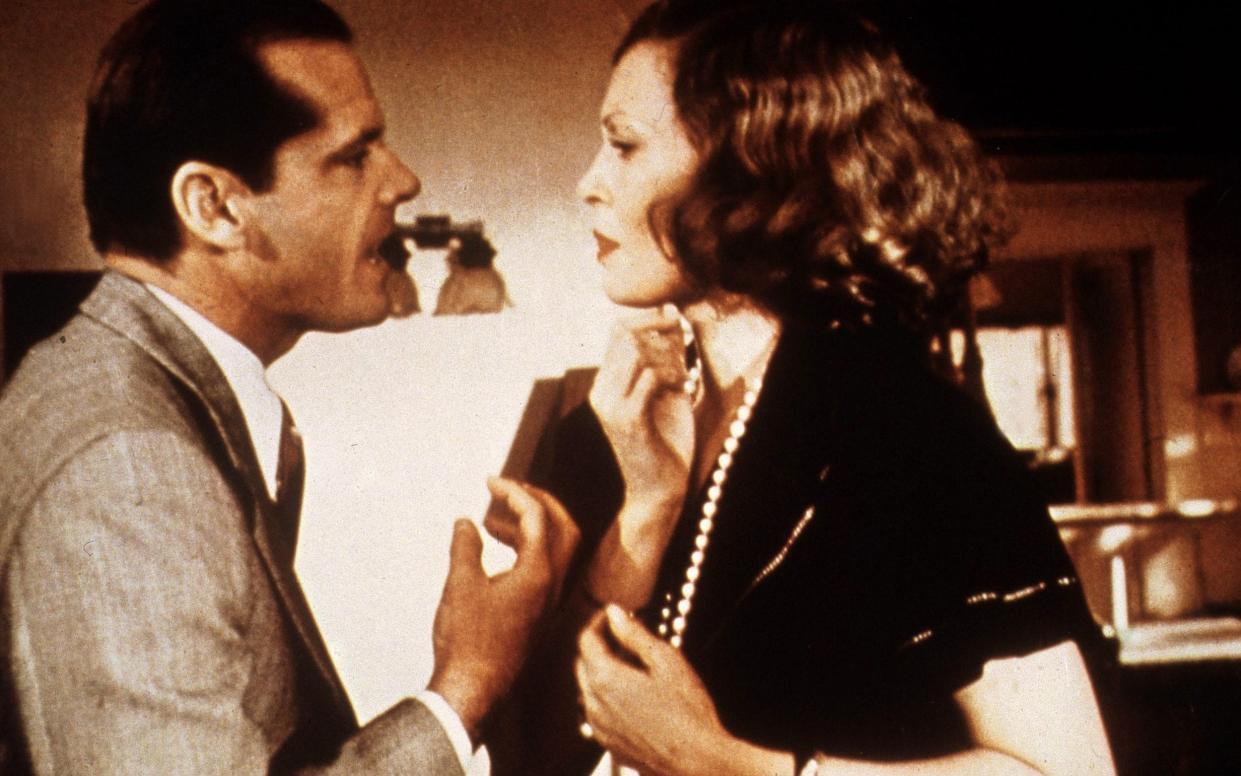 Jack Nicholson and Faye Dunaway in Chinatown