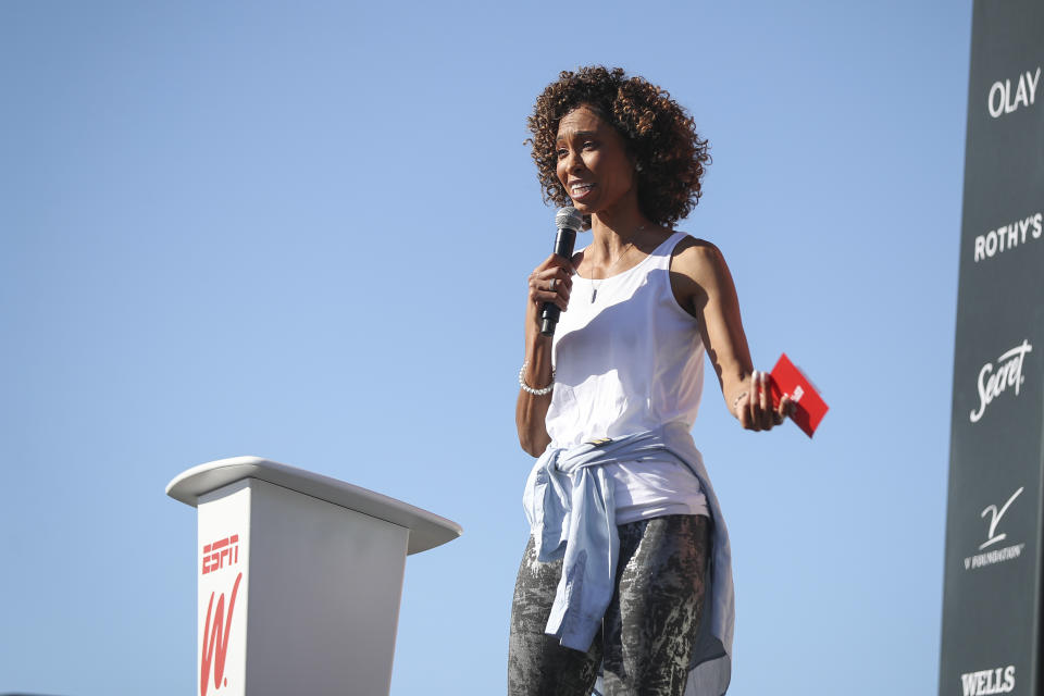 ESPN anchor Sage Steele.