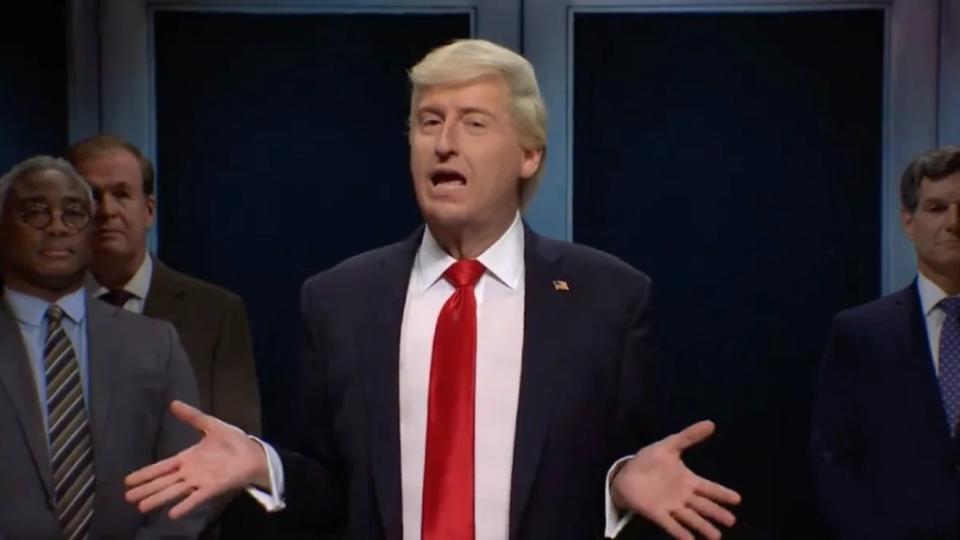 James Austin Johnson as Donald Trump on "Saturday Night Live" (Credit: NBC)