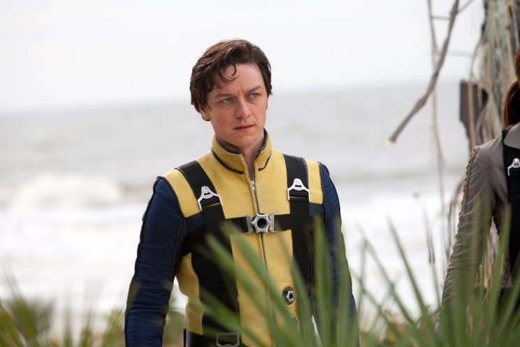 James McAvoy in his first appearance as Professor X in X-Men: First Class (Photo: Everett Collection)